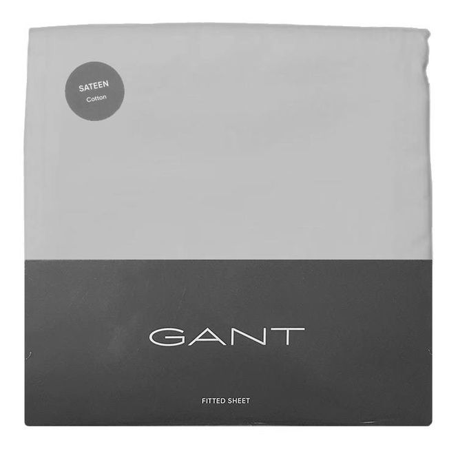 Hovedbilde Formsydd satenglaken lysgrå 150x200cm